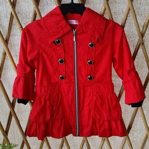 Jin Hong Tai Girl's Red Jacket